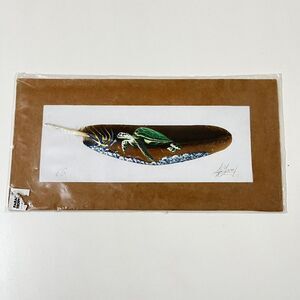 Costa Rica Painted Feather of a Turtle Parque Nacional Tortuguero